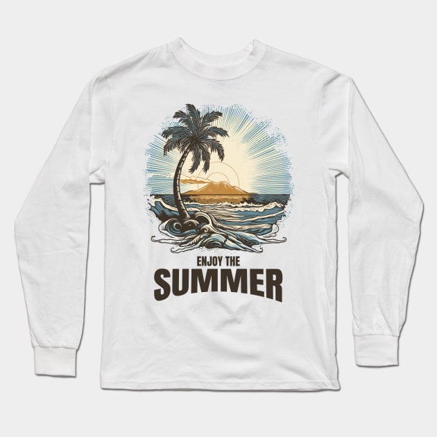 Enjoy the summer Long Sleeve T-Shirt by Yopi